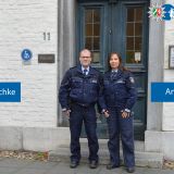 Andreas Lischke und Anja Imhof vom Bezirksdienst in Hüls
